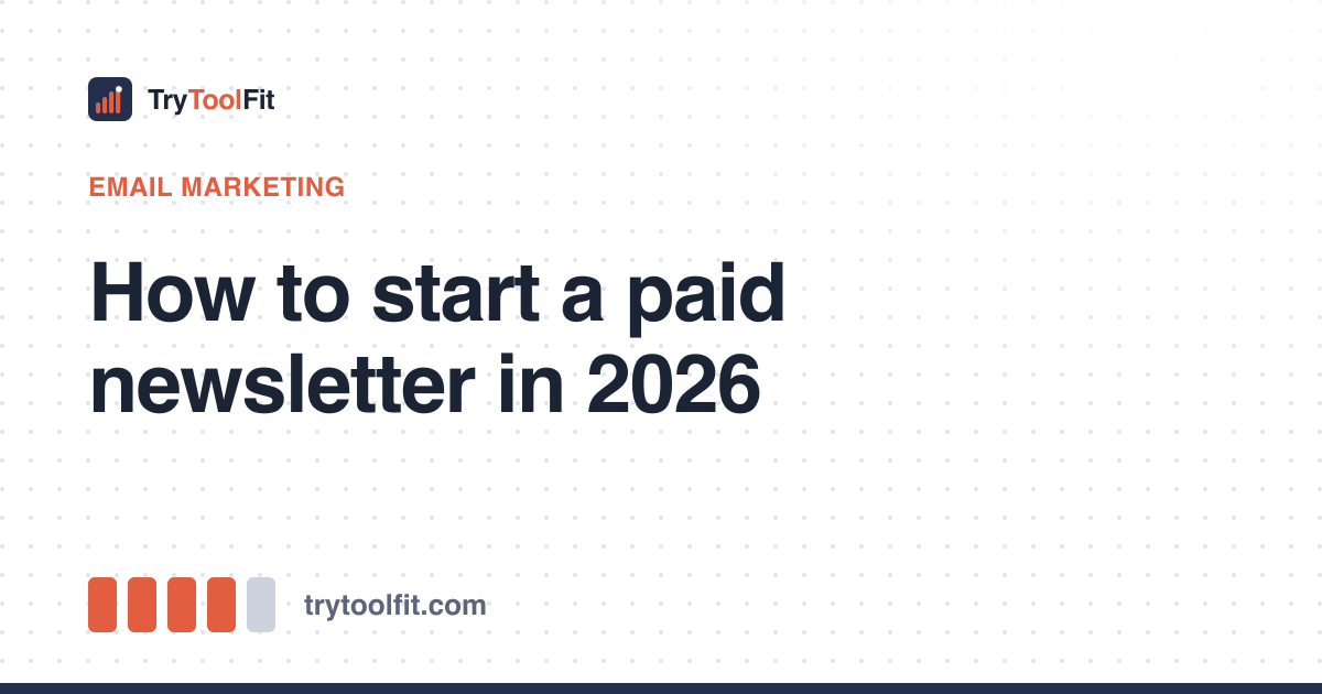 How to start a paid newsletter in 2026